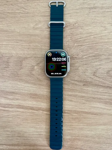 Apple Watch Ultra 01, 49mm Titanium - Ocean Band (Impecável)
