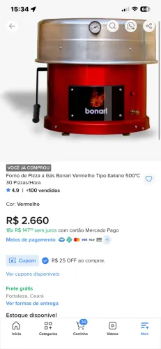 Forno Para Pizza