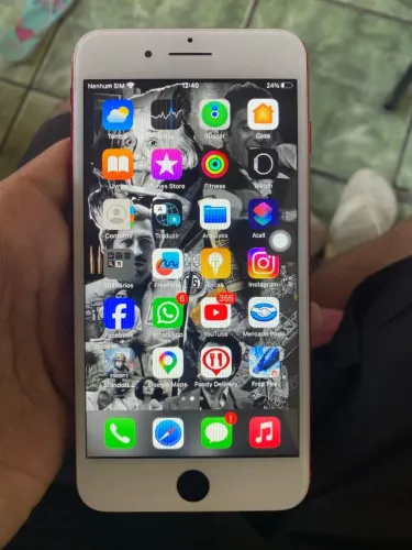 iPhone 8 Plus 64 giga vermelho