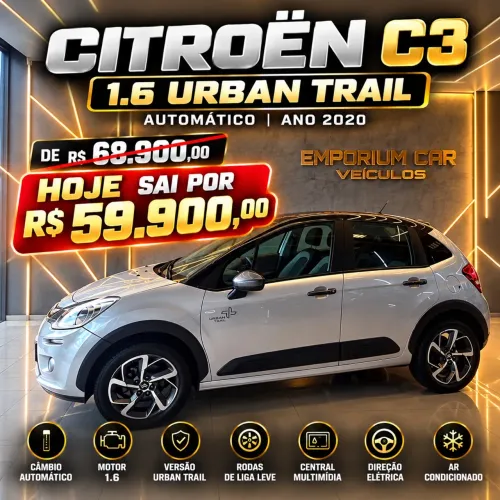 Citroen C3 Urban Trail 1.6 Flex 16V 5P Aut. 2020