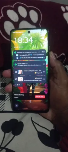 Vendo moto g 15 650$ caixa e nota fiscal, 6 meses de uso