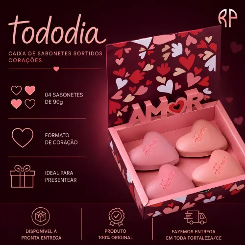 CAIXA DE SABONETE NATURA TODODIA 4x90G