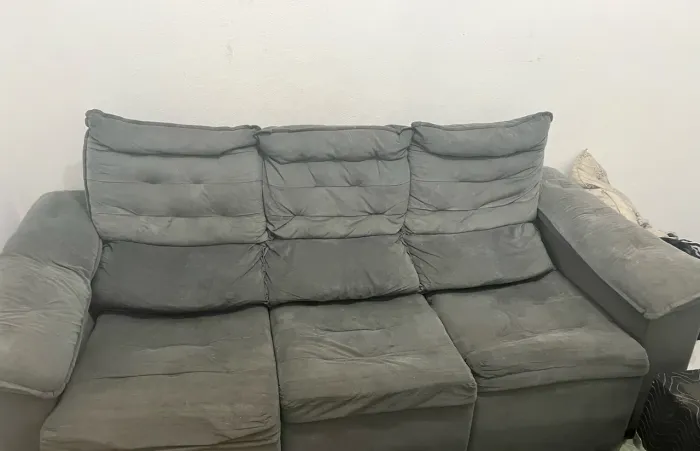 Sofá 3 lugares retrátil