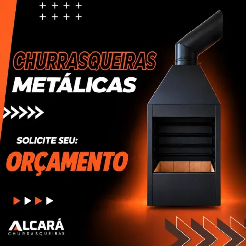 Churrasqueira Metálica Premium Suspensa