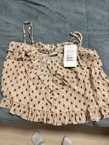 Cropped babados Maria Filo