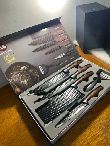 Jogo de cozinha Facas e utensílios 6 peças