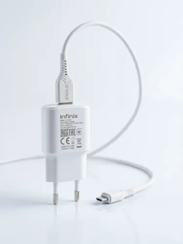 Carregador Completo Infinix Com Cabo X-GOLD Micro USB V8 - Branco