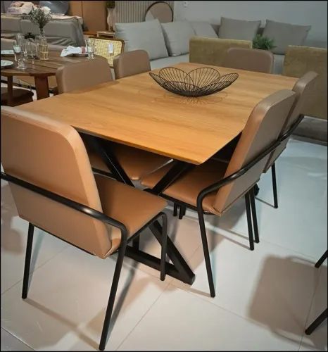 Mesa de Jantar 6 cadeiras Malibu 160x90 - Novo e embalado