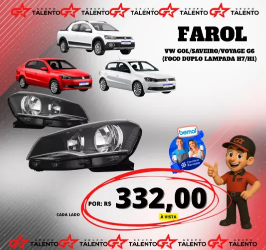 FAROL G6 SAVEIRO GOL VOYAGE