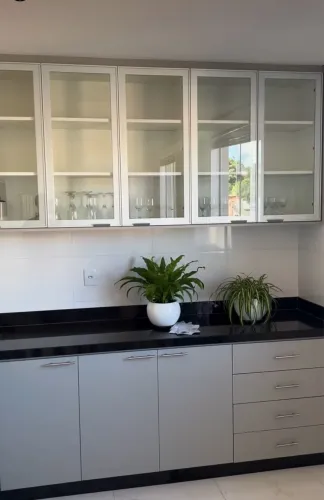 Cozinha planejada cinza 100% MDF em até 10x