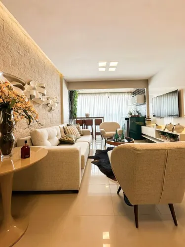 Apartamento Exclusivo com 132 m² e 3 suítes na Jatiúca em Maceió