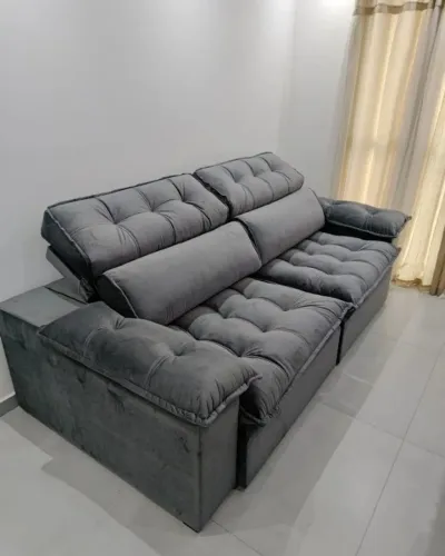 Sofá Retrátil e Reclinável - Super Confortável
