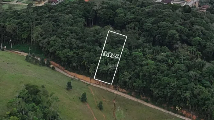Terreno no bairro Testo Salto com frente grande