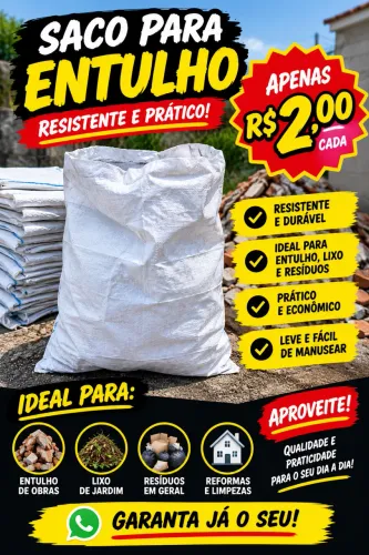 Saco para entulho