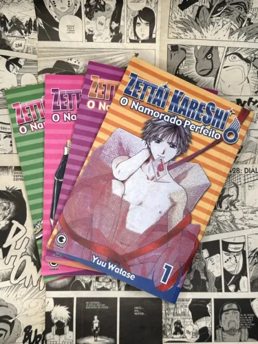 Mangás Zettai Kareshi 1 ao 4 (Raridade)