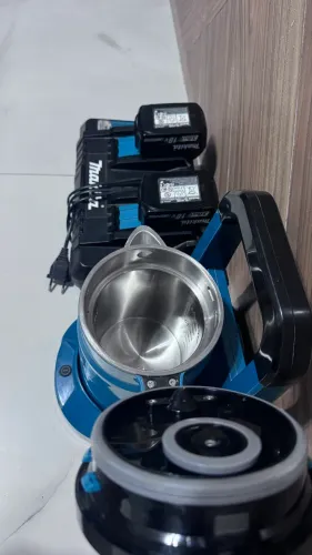 Chaleira e carregadores duplo makita