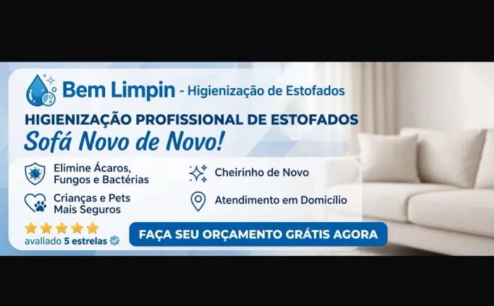 Higienização de estofados