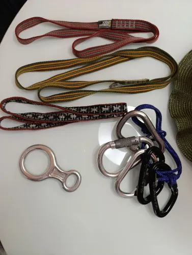 Material escalada - mosquetãp etc