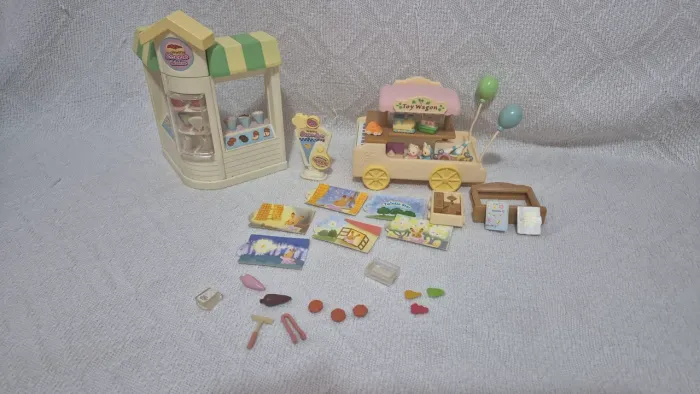 Sylvanian families street market set