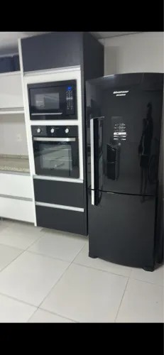 Geladeira Ative Inverse FrostFree All Black 422L - Brastemp 220v