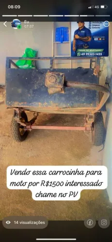 Vendo uma carro assim para moto
