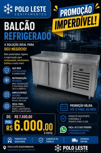 Balcão refrigerado
