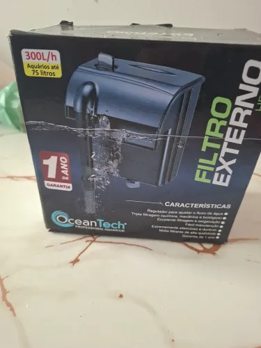 Filtro cascata para aquário