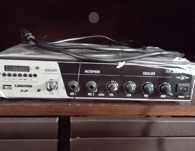 Amplificador Som Ambiente Frahm 3000 USB 200W RMS