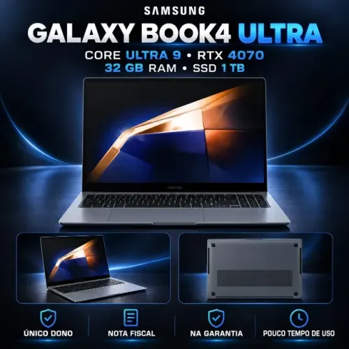 Samsung Galaxy Book4 Ultra - Core Ultra 9, RTX 4070, 32 GB, 1 TB