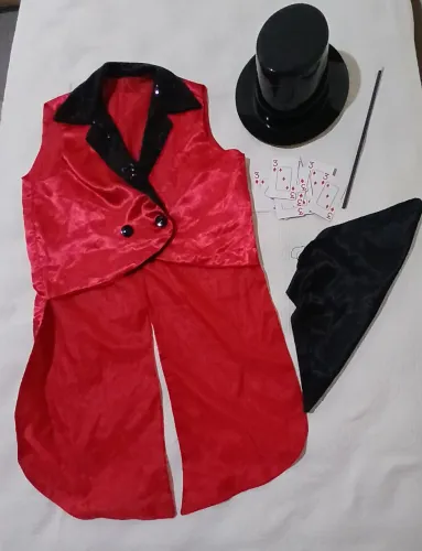 Fantasia de Mágico veste 7 a 10 anos