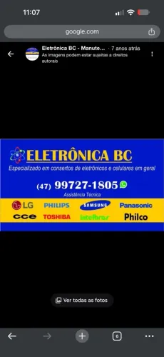 LOJA DE ELETRÔNICA 10 ANOS EM BC - 300 PLACAS TV + BANCADA COMPLETA - R$ 120 MIL