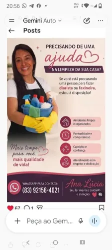 Faxina ou diária