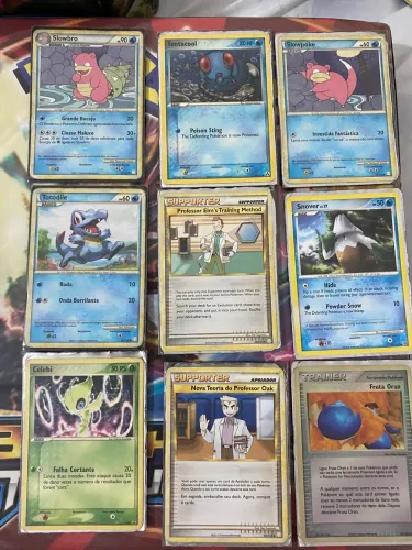 lote de cartas pokémon antigas(vendo avulsas também )