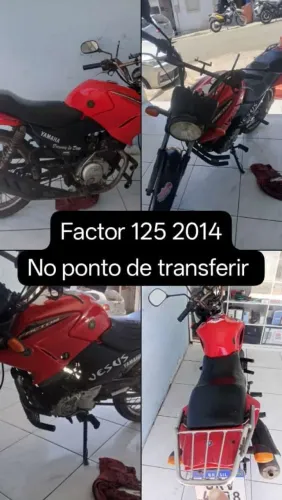 Yamaha factor 125 2014 em dias no ponto de transferir