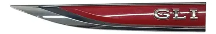 Emblema Paralama Esquerdo Volkswagen Jetta Gli 2022 Vermelho