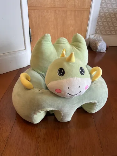 Poltrona Infantil de Pelúcia - Dinossauro - Linda e Confortável!