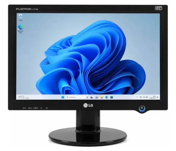 Monitor Lg Flatron L177ws Bf 17 Polegadas Lcd Vga Preto 