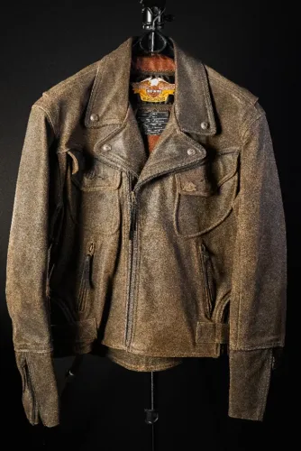 Jaqueta Harley-Davidson Original Couro Envelhecido - Vintage American Legend