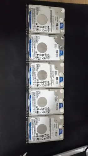5 HDs 1TB WD Blue 2.5 Notebook SATA - Testados
