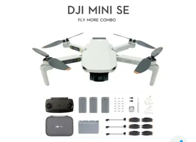 Drone DJI Mini SE com Câmera 2.7K