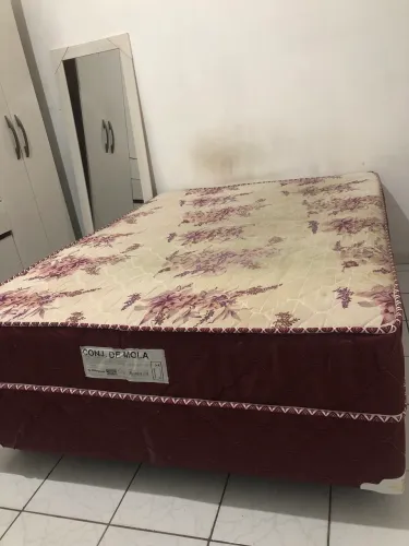 Cama box casal conjugada