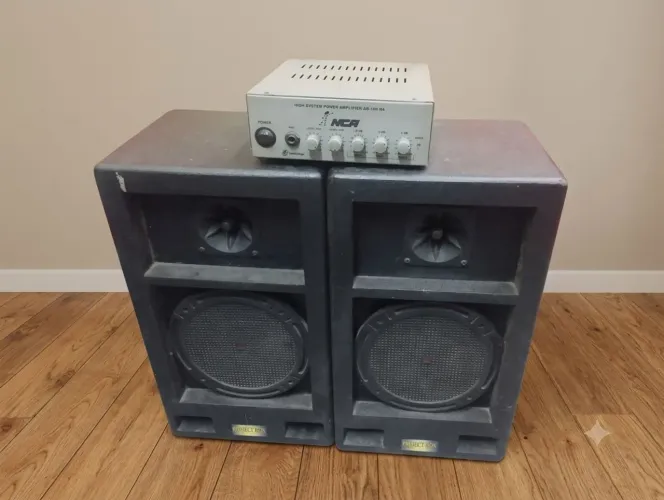 Amplificador e caixas