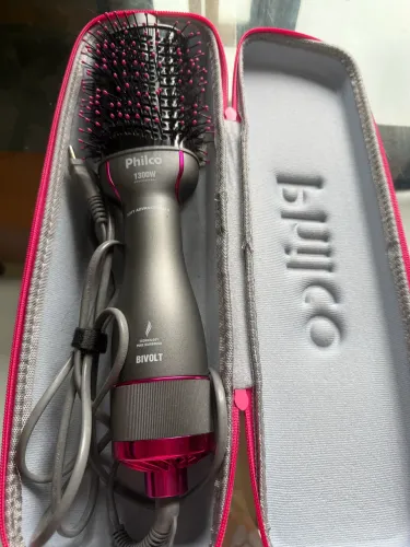 Vendo Escova Secadora Philco Soft Advance 1300W Bivolt + Case Original