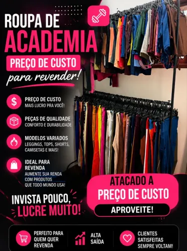 Roupas de academia