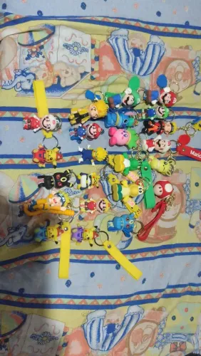 Chaveiros de borracha