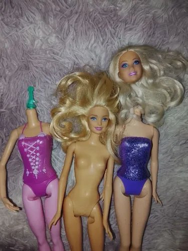 Lote Barbie corpo cabeça etc