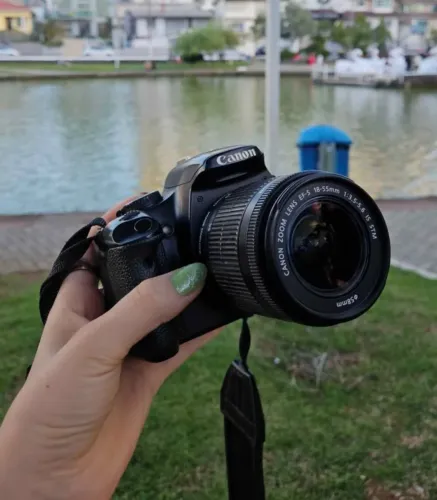 Kit Canon Eos Rebel Xsi com lente do kit 18-55