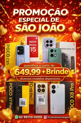 Xiaomi Poco X8 Pro Max, Redmi 15C, Note 14 e Diversos Modelos 