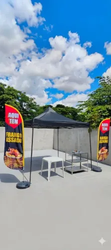 Estrutura para negócio de assados