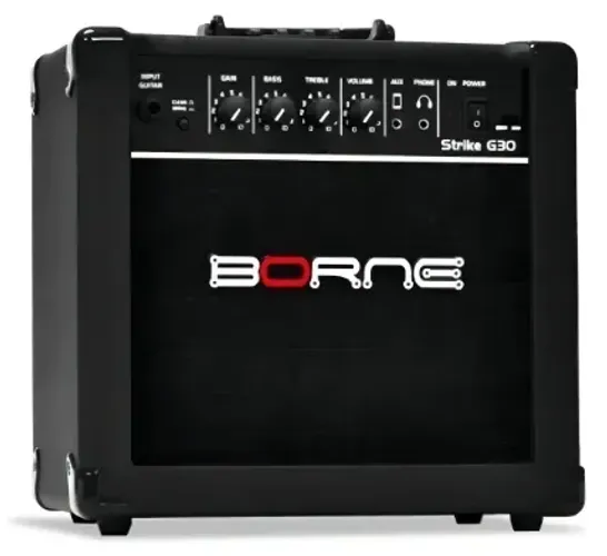 Cubo Amplificador Para Guitarra Borne Strike G30 Preto 15w